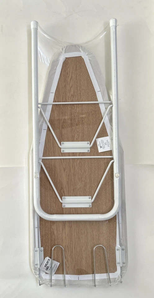 Household Essentials Table Top Ironing Board with Iron Rest, Wood Top, Metal Leg - Image 3 of 4