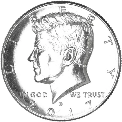 2017 D  KENNEDY  Half Dollar  50c  BU  from  Mint Set