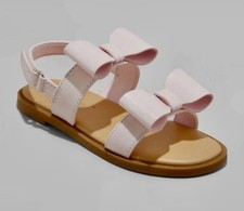 Toddler Girls' Ruby Bow Sandals Pink - Cat Jack - CHOOSE SIZE