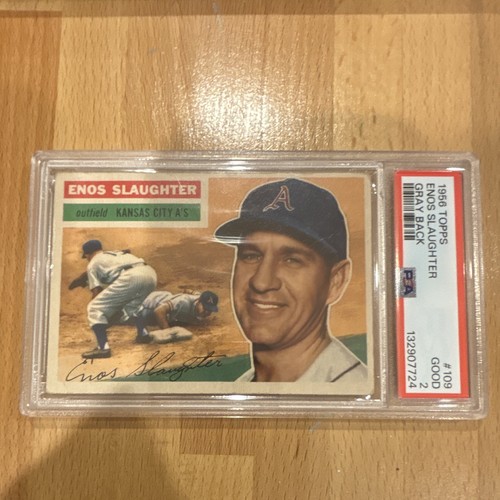 1956 Enos Slaughter [Gray Back] #109