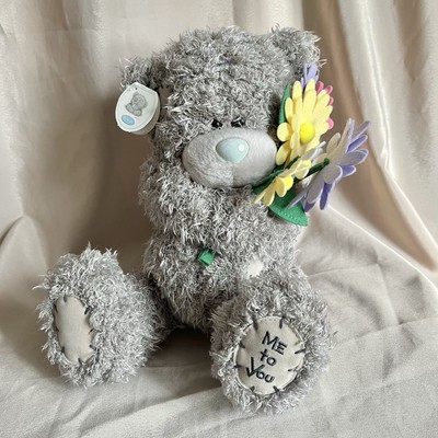 Rare Me To You Tatty Teddy Grey Blue Nose Medium Bear 9