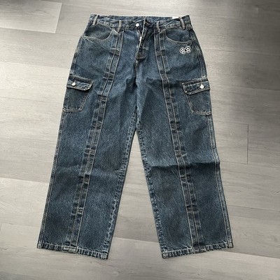 NEW VandyThePink VTP Type II 2 Dark Blue Baggy Denim Jeans Men s Size XXL 38x30