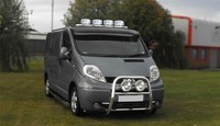 DachträGer + Jumbo LED Flecken Lampe +Led FüR Peugeot Boxer 2014 + Edelstahl BAR