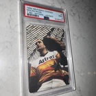 1992 Mothers Cookies NOLAN RYAN PSA MINT 9 Card# 5 Houston Astros !