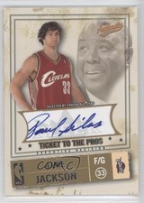 2004 Fleer Authentix 96/200 ( Autograph) Luke Jackson Paul Silas #133 Auto 0f3