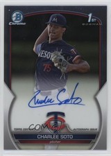 2023 Bowman Draft Chrome Prospect Auto Charlee Soto #CDA-CS Auto t5p