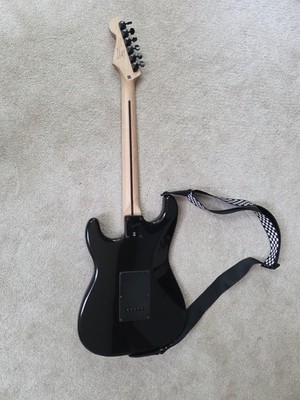 Fender Squier Bullet Strat, Black & Gray Guitar | eBay