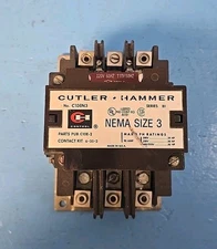 Cutler-Hammer C10EN3 50HP 90A 575V Nema 3 Contactor 120V COIL VOLTAGE