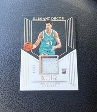 2024-25 Noir - Elegant Décor Rookie Jerseys Tidjane Salaun #EDR-TID Holo /25
