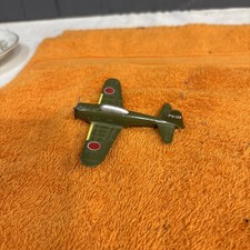 "Avión de guerra japonés verde fundido a presión de 4"" ancho de ala N-Vintage Dyna Flights A114"