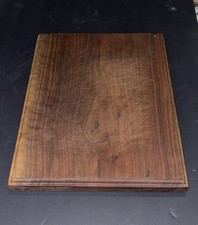 Vintage Walnut Wood Cutting Board 13.25x10.25  x1.25  Handcrafted