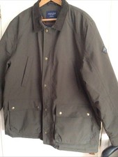 JOULES - MENS PADDED GREEN JACKET - ZIP & POPPERS - SZ XXL - Multi Pockets