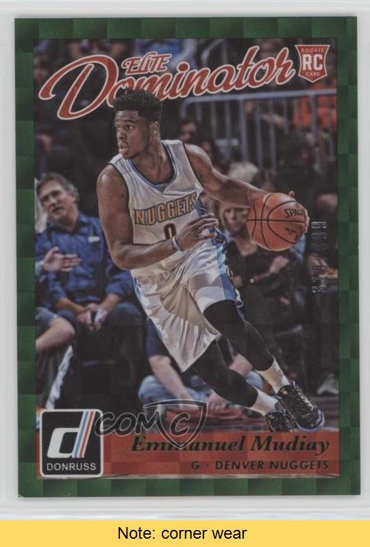 2015 Panini Donruss Elite Dominator Rookies /999 Emmanuel Mudiay #4 RC READ 3c7