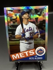 Pete Alonso 2020 Topps Chrome 1985 Card #85TC-18