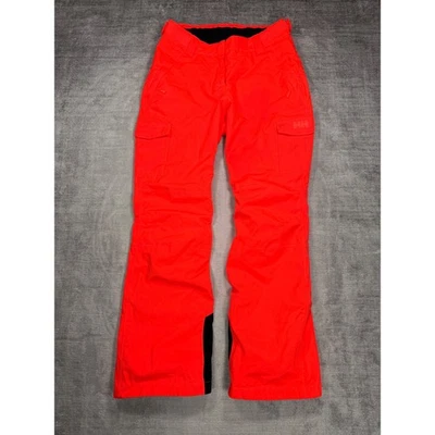 Helly Hansen ULLR Ski Pants Womens Medium Neon Red Relaxed Cargo Snowboard SKi - Image 1 of 4