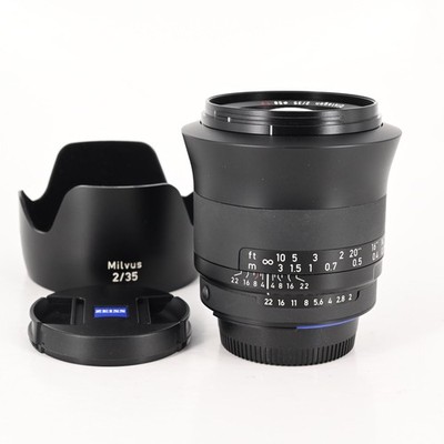 ZEISS Milvus 35mm f/2 ZF.2 Lens for Nikon F #832