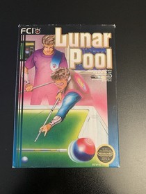NES Nintendo Lunar Pool Box&Game - No Manual