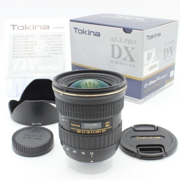 Tokina AT-X PRO DX SD 12-28mm f4 Lens with original box and