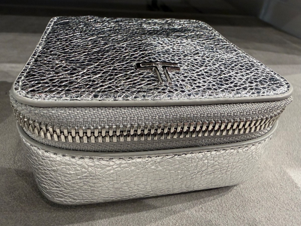 【美品のみ】 旧裏 まとめ売り Only beautiful items NEW Tumi Belden 4” Leather Zip Around Travel Jewelry Case Box