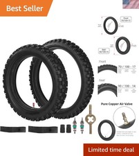Universal Fit Front 70/100-17  Rear 90/100-14 Tires for CR85R, 110cc-200cc