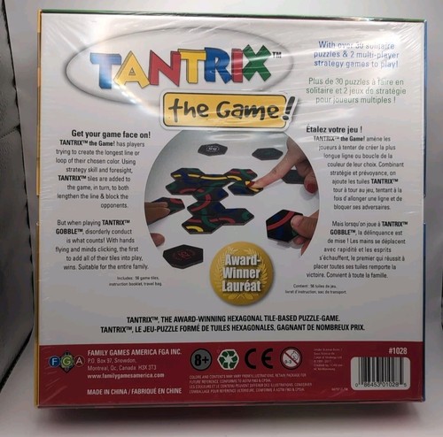 FGA Tantrix The Game Strategy Tile Puzzle Gobble 1-6 Players 8+ Brand New - Picture 2 of 2