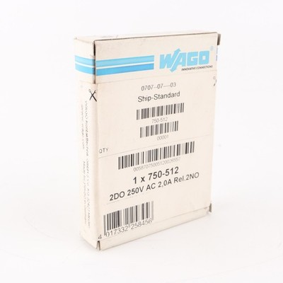 WAGO 750-512 2DO 250V AC 2.0A Rel.2NO