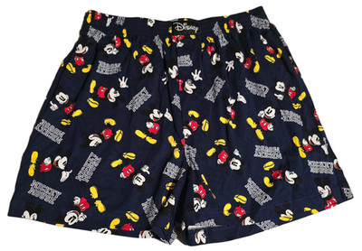 Official Mickey Mouse Blue Varsity Comfy Lounge Shorts!