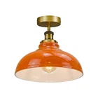 Modern Semi Flush Mount Ceiling Light Metal Curvy Shade Kitchen Living Room E27