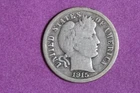 ESTATE FIND 1915 - S BARBER DIME!!  #N08234