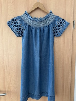 Jeans Minikleid mit Stickerei Gr. M Pepe Jeans