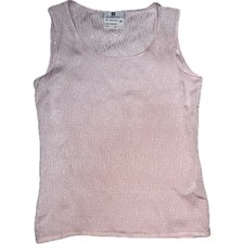 GIVENCHY Vintage Never Worn Pink Silk Camisole Size 4 US/36 FR - 1980s/1990s