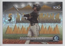 2024 Bowman Scouts Top 100 Mini-Diamond Refractor 99/150 Ethan Salas #BTP-5 03o8