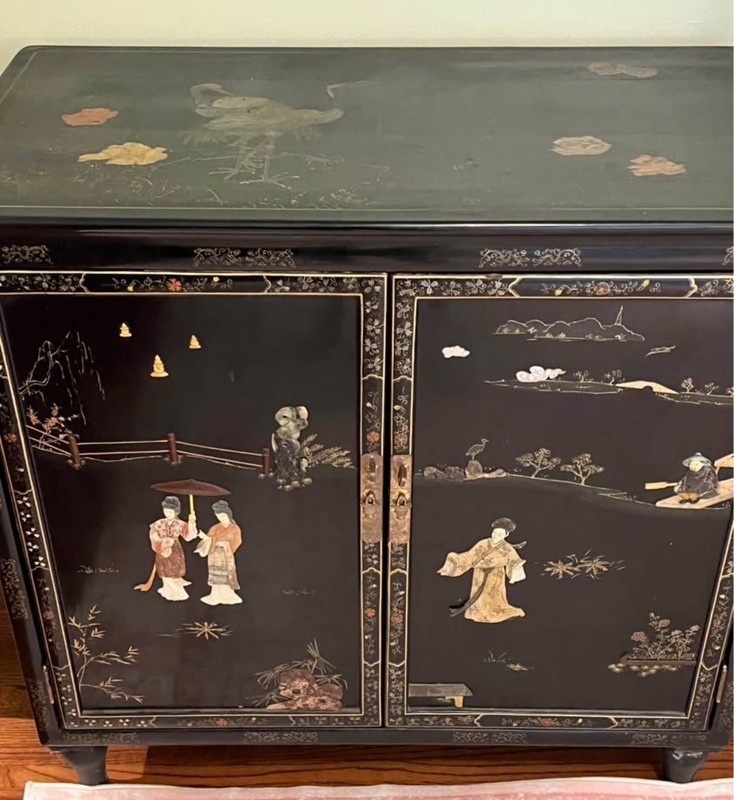 Mother of Pearl Asain Antique Cabinet
