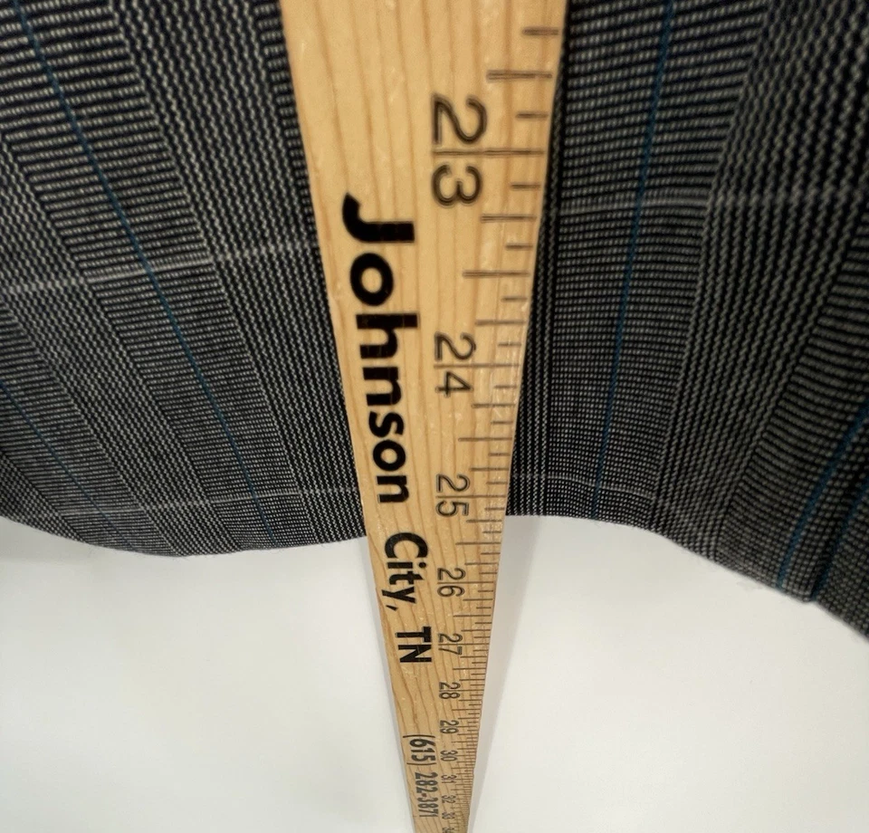 Blazer Lane Bryant Feminino Plus 14/16W Cinza Janela Xadrez Prep Academia - Imagem 4 de 4