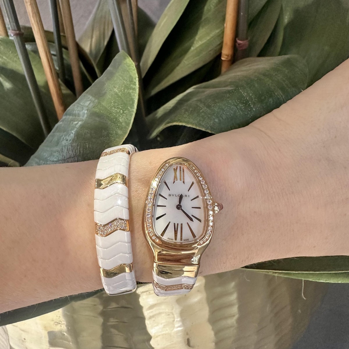 Bvlgari Serpenti White Women's Watch - 102202 for sale online | eBay