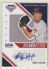 2020 USA Baseball Stars & Stripes Silhouettes Signatures Rawley Hector Auto 1u6