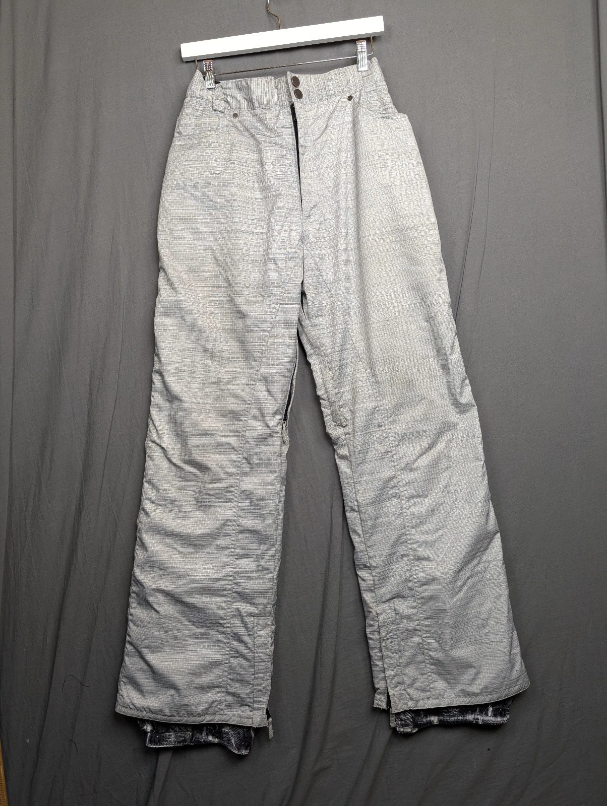 Body Glove Women's Gray Insulated Ski Snowboard Pants Size L Winter Waterproof