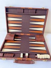 Pressman Backgammon Set Brown + Cream Bakelit...