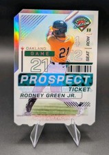 2024 Panini Prospect Edition Ticket Rodney Green Jr. die cut #21/21  JERSEY #