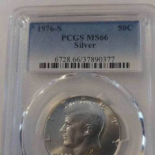 PCGS MS66 1976-S Silver Kennedy Half Dollar San Francisco Uncirculated