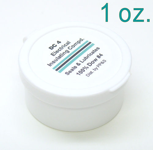 DOW CORNING 4 DC4 Silicone Electrical Insulating Compound Lubricant Grease 1oz