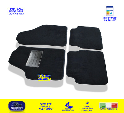 8block CITROEN C3 SERIE 1 TAPPETI AUTO SU MISURA tappetini posteriori uniti