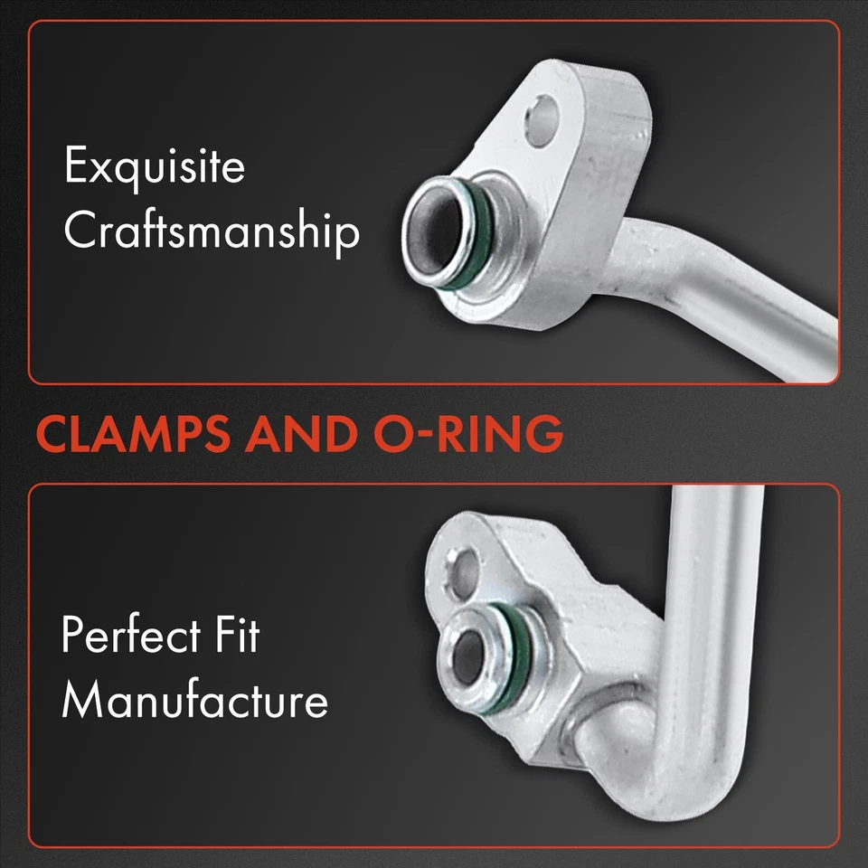 A-Premium A/C AC Refrigerant Discharge Hose for Toyota RAV4 2009 2010 2011 2012 - Image 3 of 4