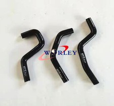 Black For 1996-2002 Honda CR80R CR80RB/2003-2008 CR85R/B Silicone Radiator Hose