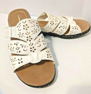 croft and barrow white sandals