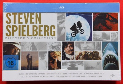 STEVEN SPIELBERG - DIRECTOR'S COLLECTION - 8x BLU-RAY - SEALED !!!