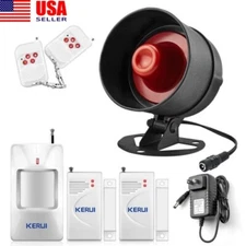 KERUI Wireless Home Shop Alarm Security System Alert Garage Burglar Door Sensor