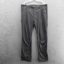 Eddie Bauer Performance Tech Pants 40x32 Gray Mens Mid Rise Lightweight Flex