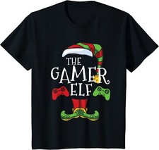 Game Elf Matching Family Christmas Funny I'm Game Elf Youth Unisex T-shirt