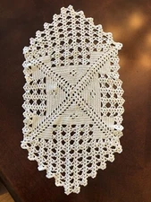 Oblong Crochet Doily/Runner